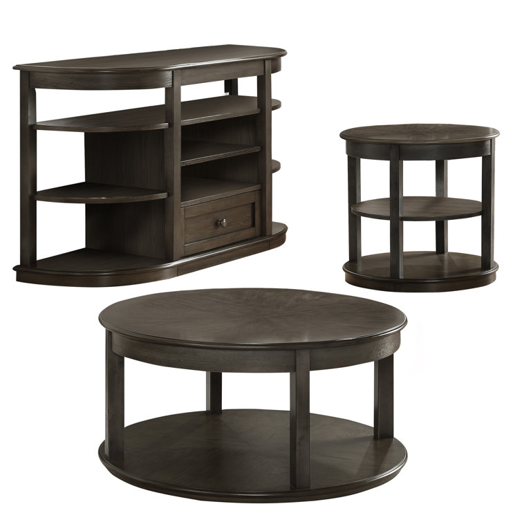 Lark Manor 36" Width Storage 3Piece Coffee Table Set Wayfair